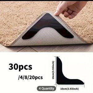 Non-Slip Rug Grippers - 30 Pack